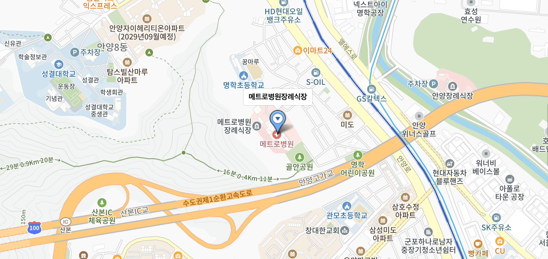 오시는 길